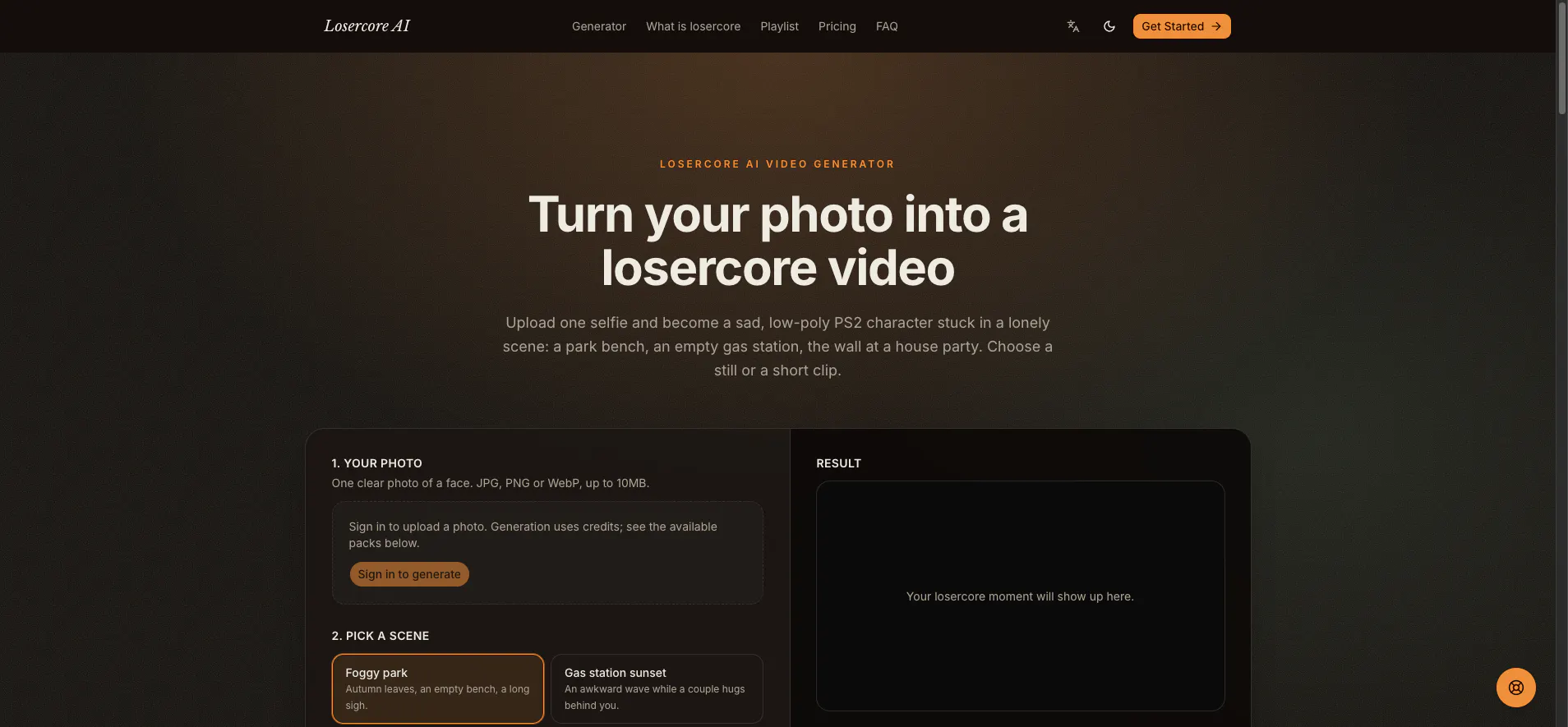Losercore AI gallery image