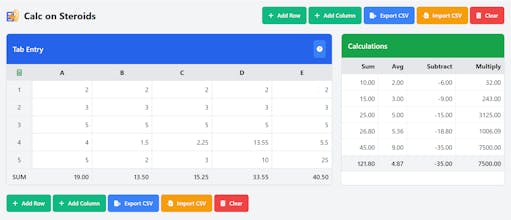 Calc on Steroids gallery image