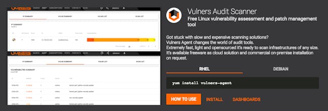 Vulners: complete security database gallery image