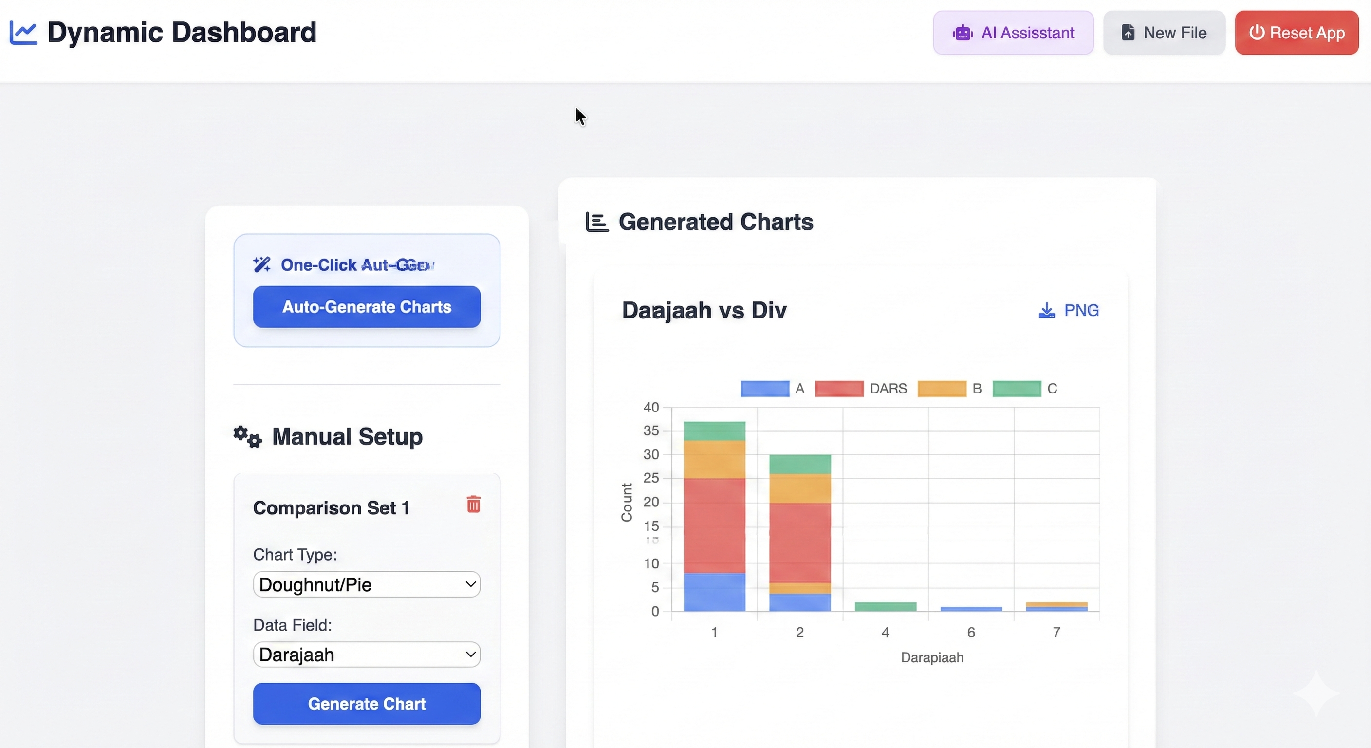 Dynamic Data Comparison Tool - Screenshot 2 showing product features and functionality