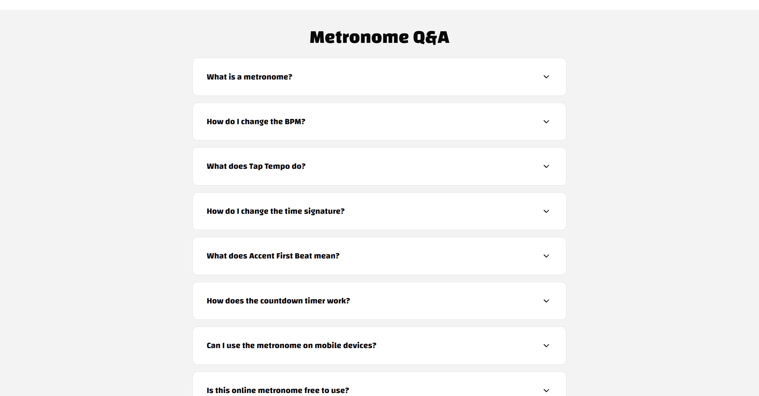 Free Online Metronome and Guitar Tuner gallery image