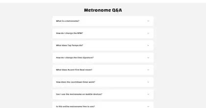 Free Online Metronome and Guitar Tuner gallery image