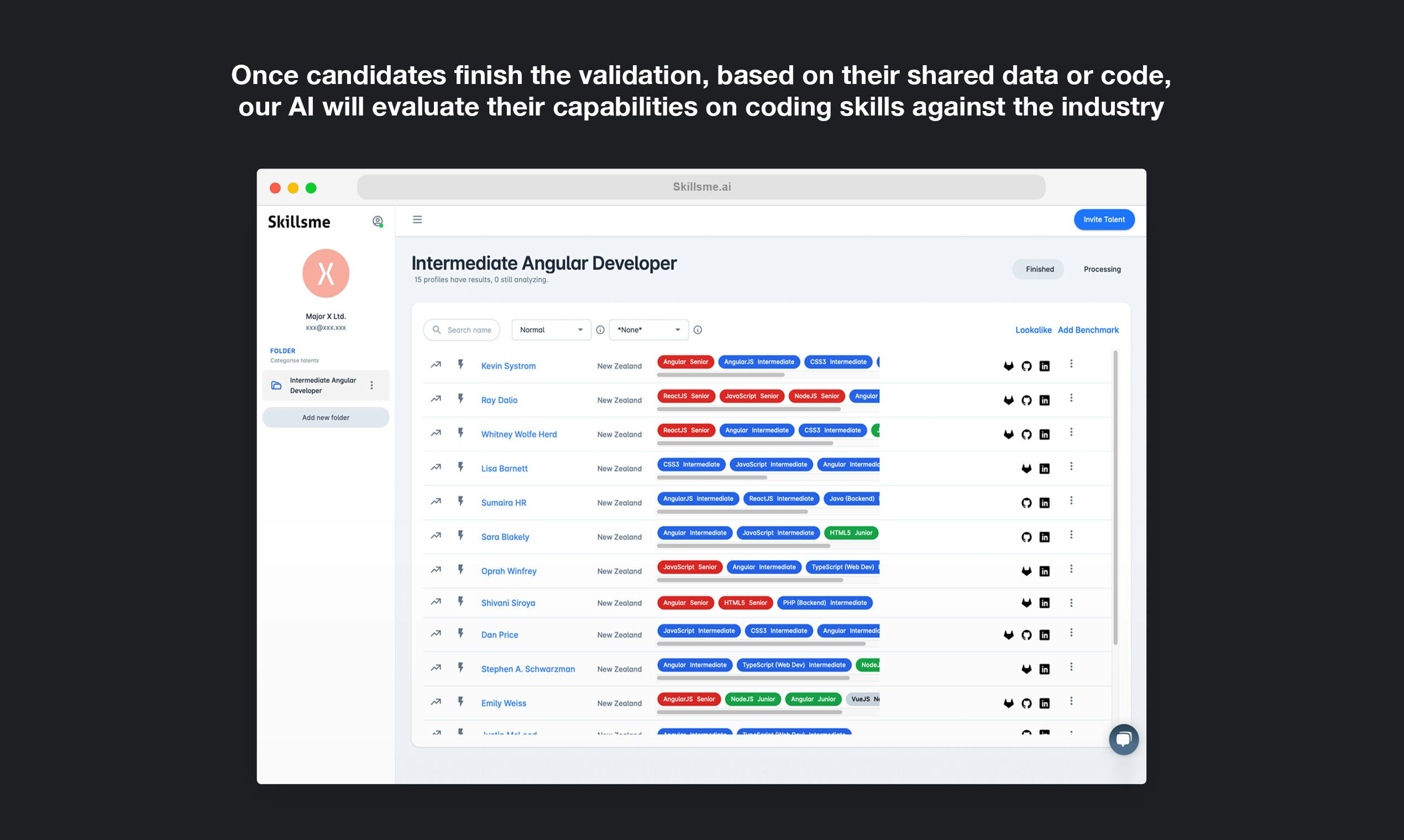 AI tech candidate screening tool 1.2 gallery image