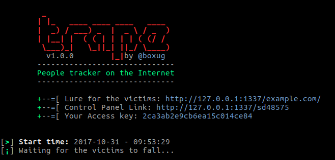 Trape: People tracker on the Internet gallery image