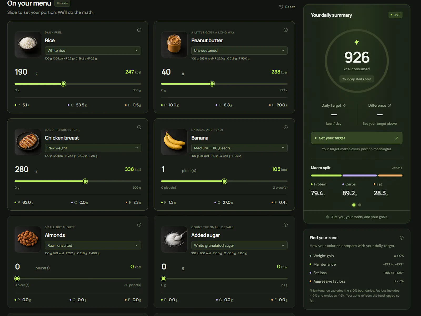 CalTracko - Fitness Calorie Tracker screenshot 2