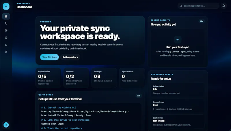 GitFuse screenshot 2