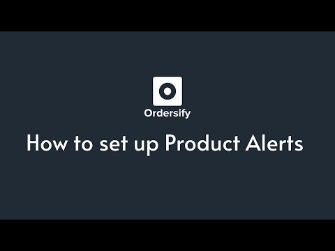 Ordersify: Product Alerts gallery image