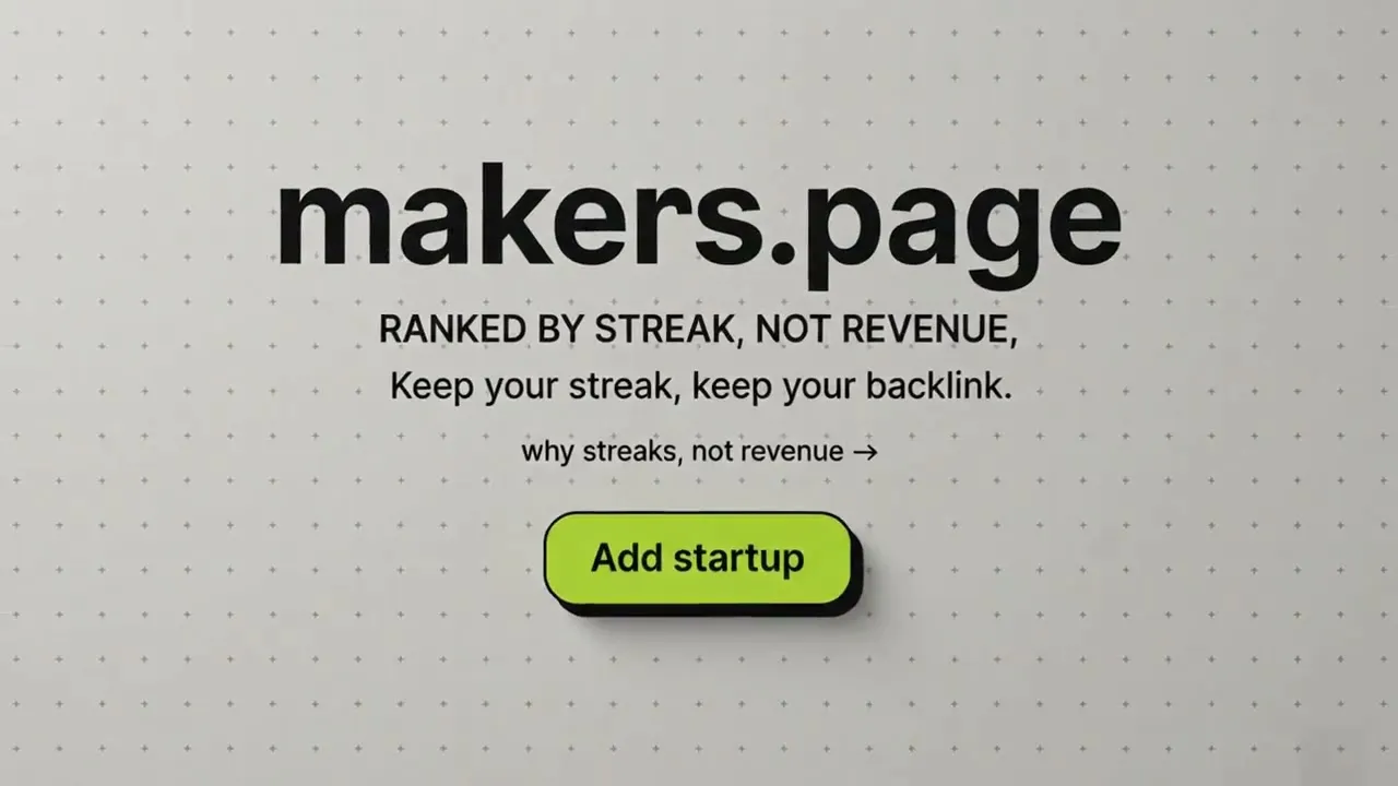 Makers Page
