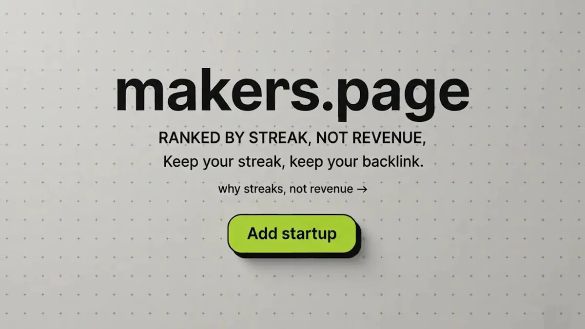 Makers Page