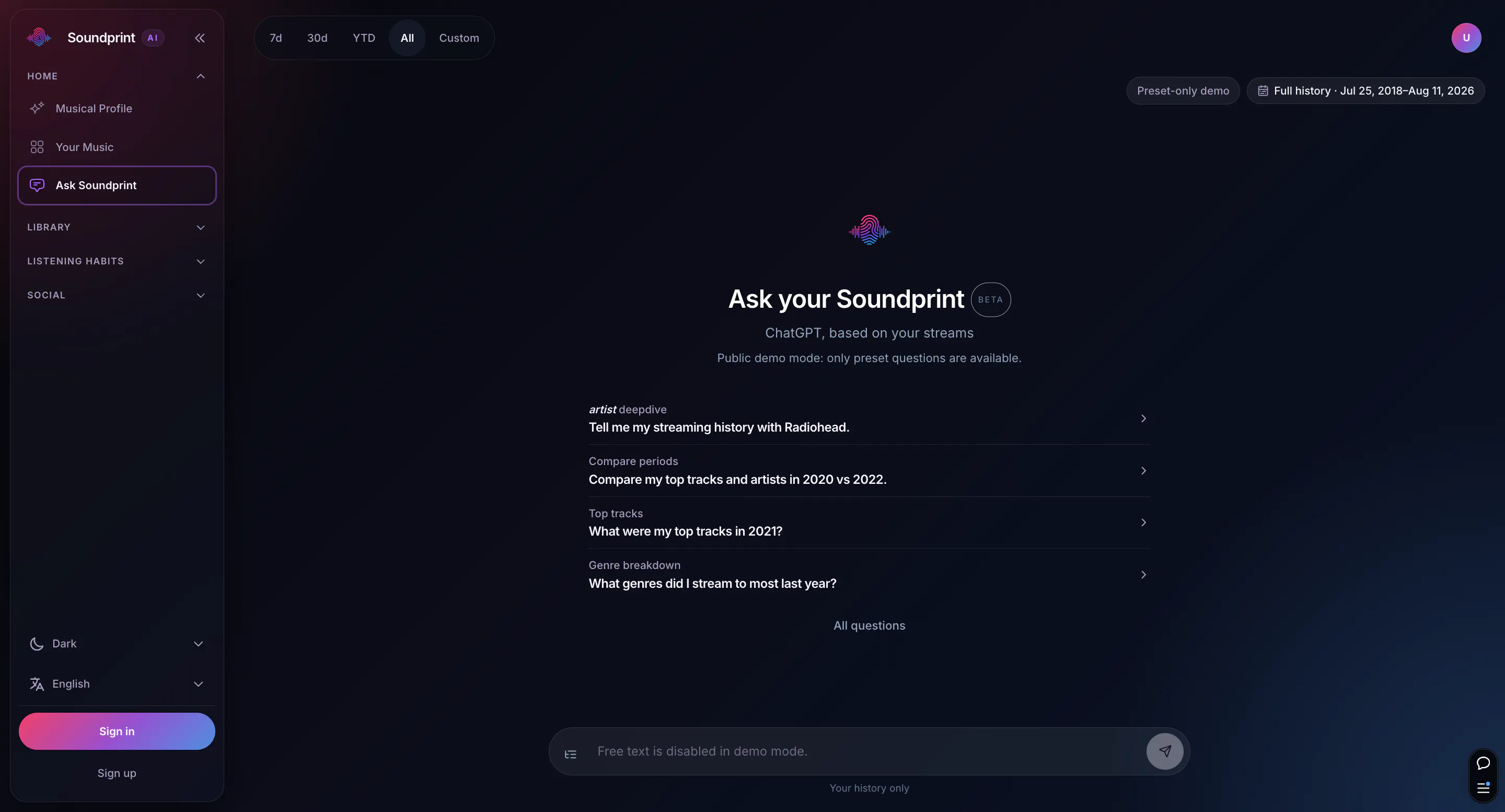 Soundprint-AI screenshot 2