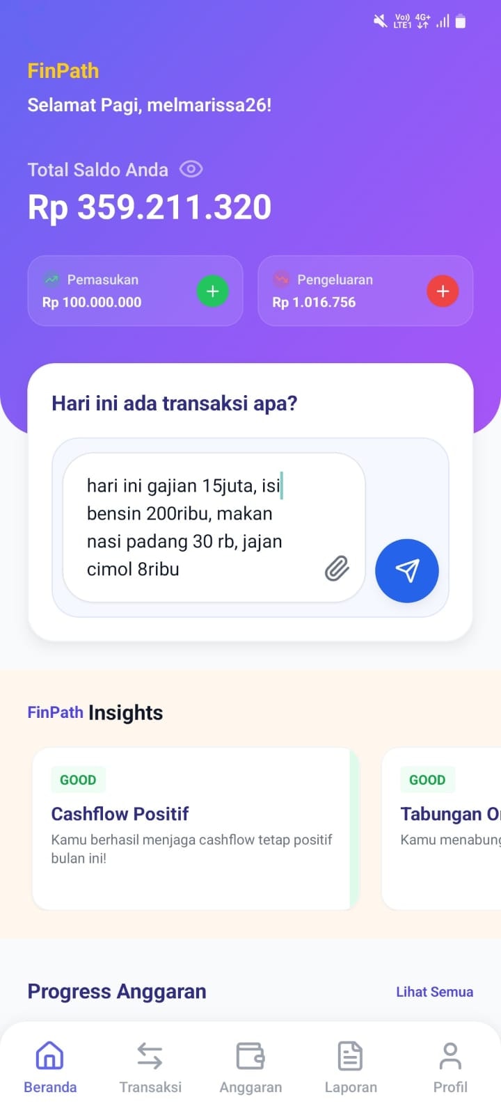 FinPath - Screenshot 2 showing product features and functionality