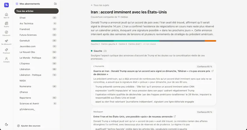 Feedwise screenshot 2
