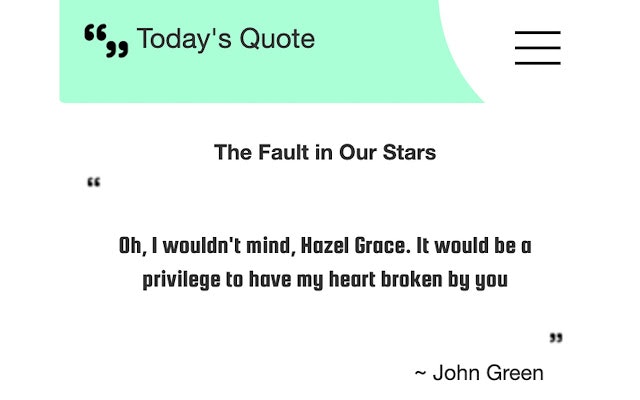 Today's Quote gallery image