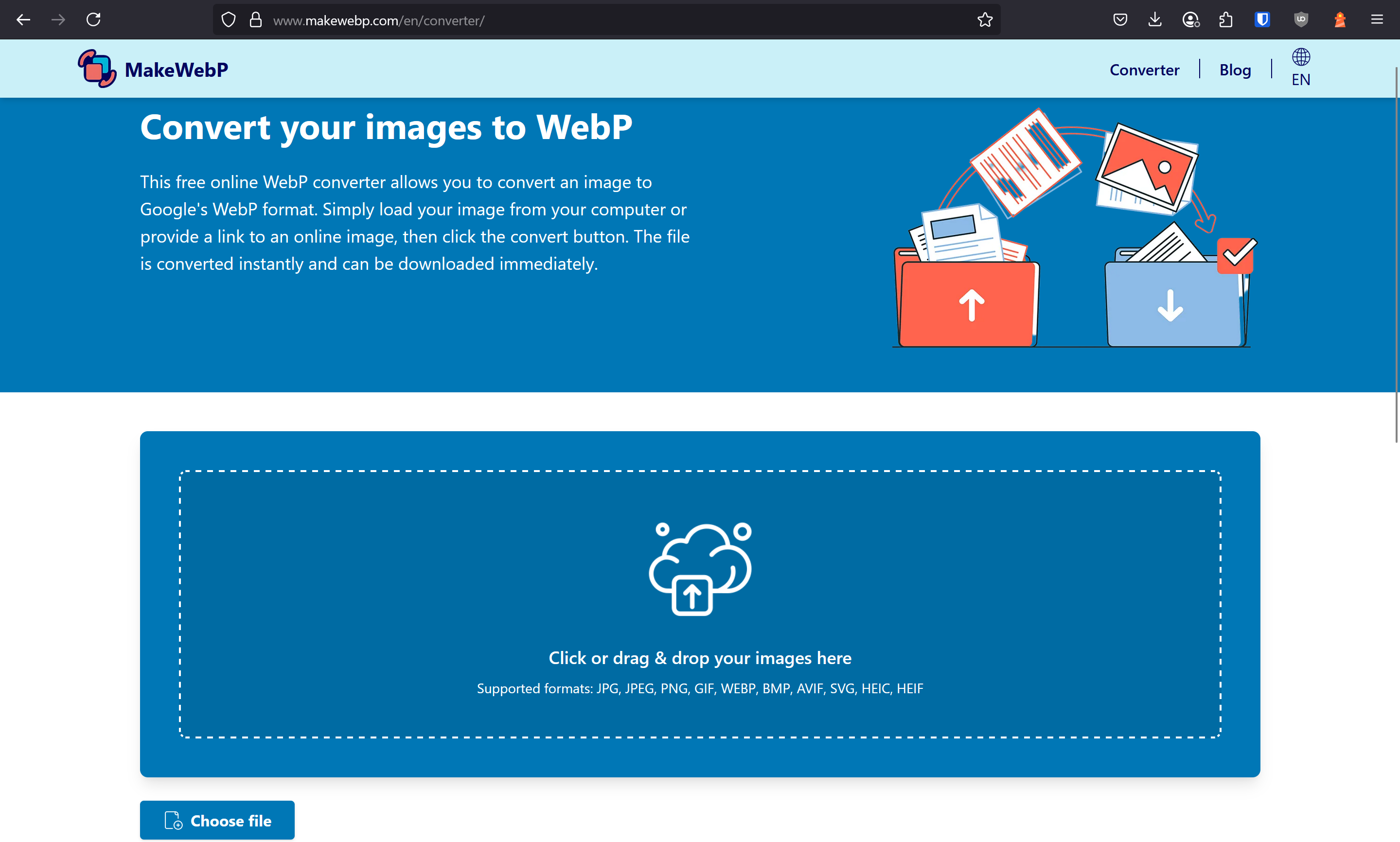 Mídia 2 de Makewebp - MakeWebp é a ferramenta de conversão Webp 100% mais rápida
