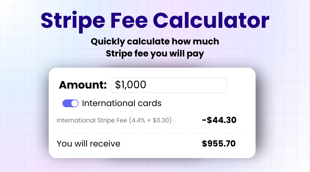Stripe Fee Calculator gallery image