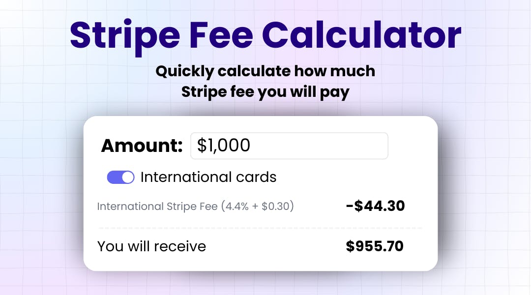 Stripe Fee Calculator media 1