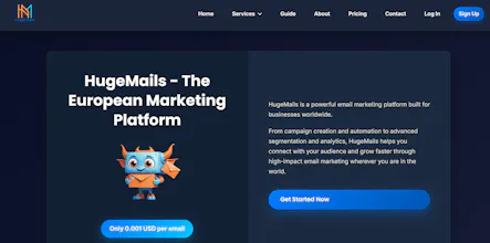 HugeMails The European Email Marketing gallery image