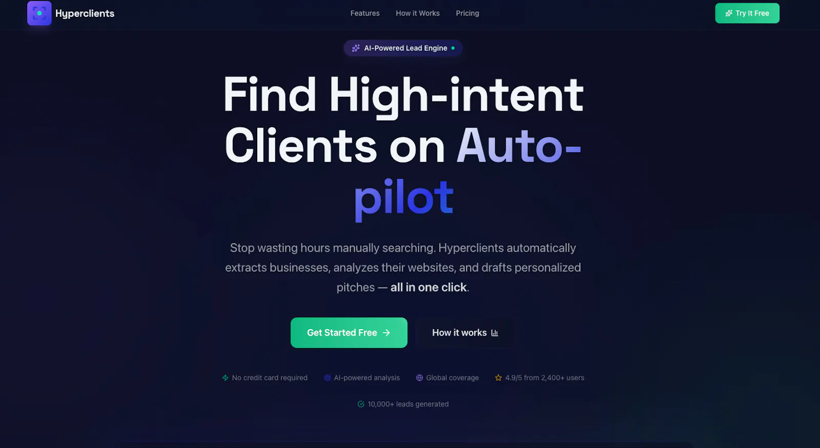Hyperclients screenshot 1