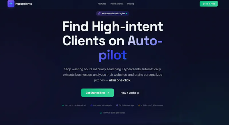 Hyperclients screenshot 1