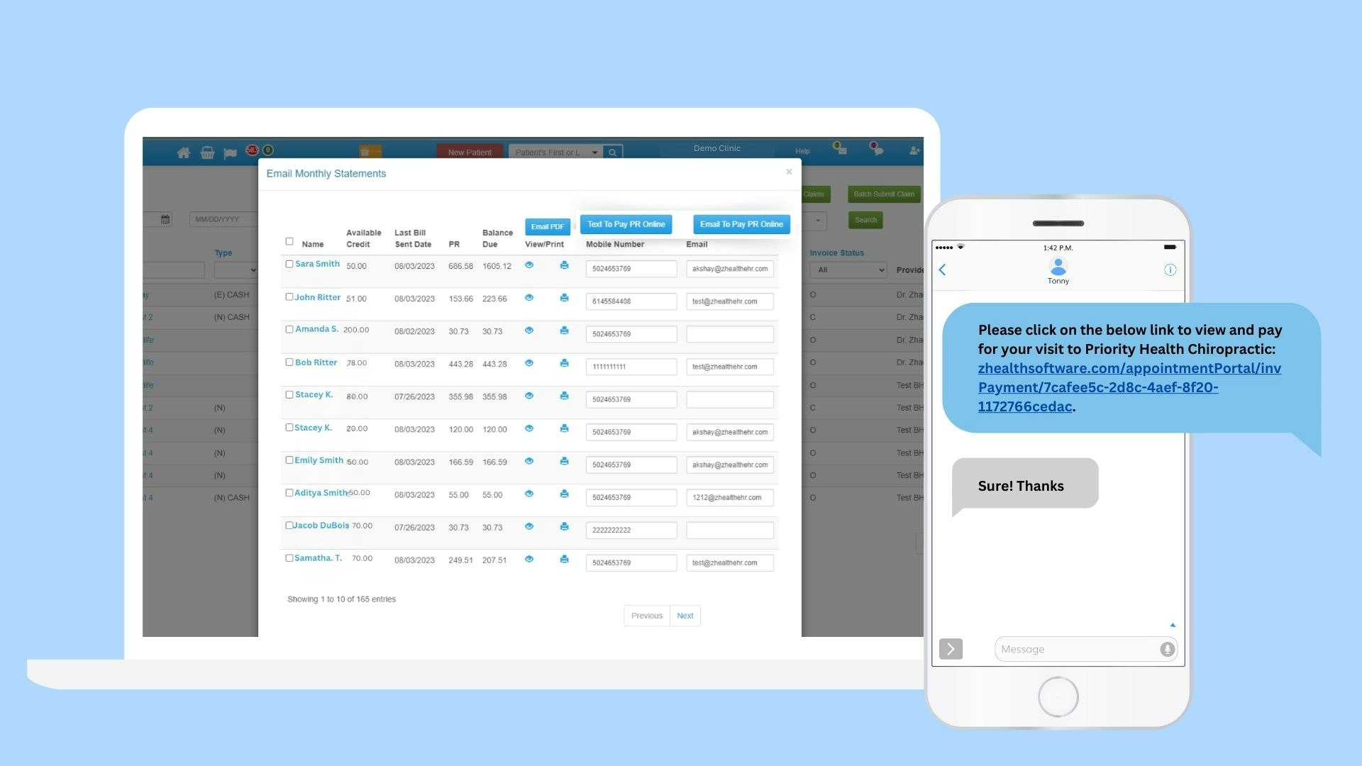 zHealth - Screenshot 5 showing product features and functionality