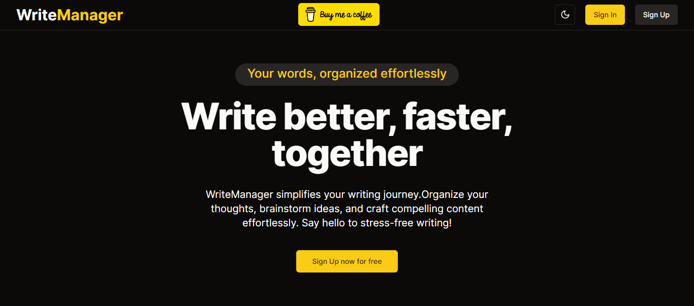 Writemanager - Uw woorden, moeiteloos georganiseerd media 1