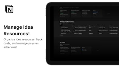 IdeaOS: Idea Organizer - Notion Template gallery image
