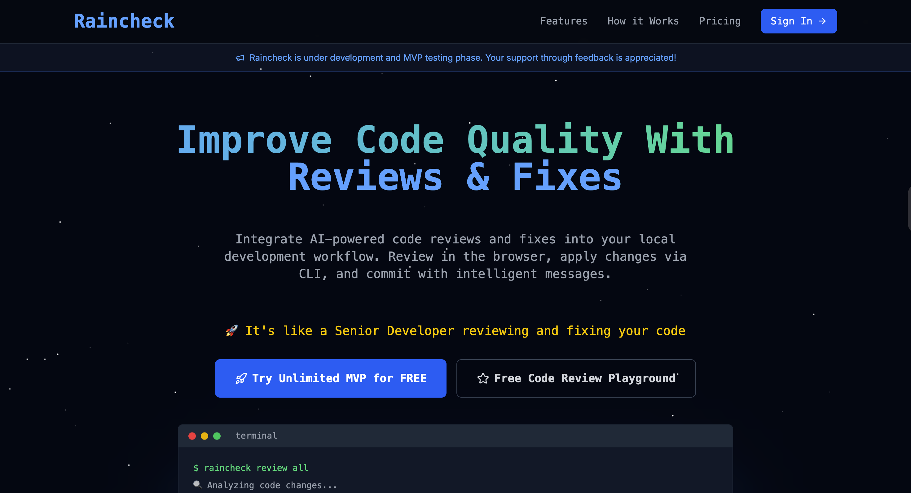 Raincheck media 2