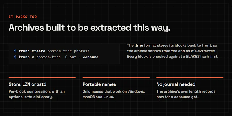trunc screenshot 5