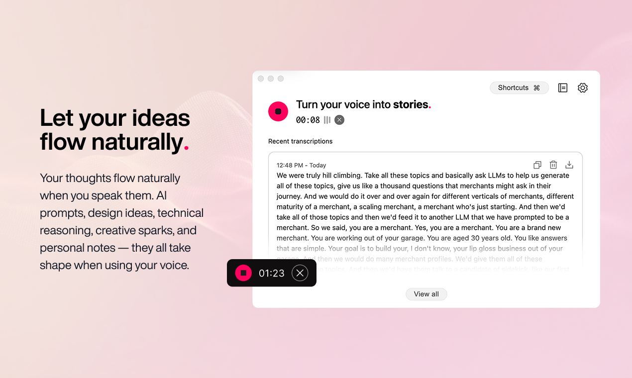 Stories - Screenshot 2 showing product features and functionality