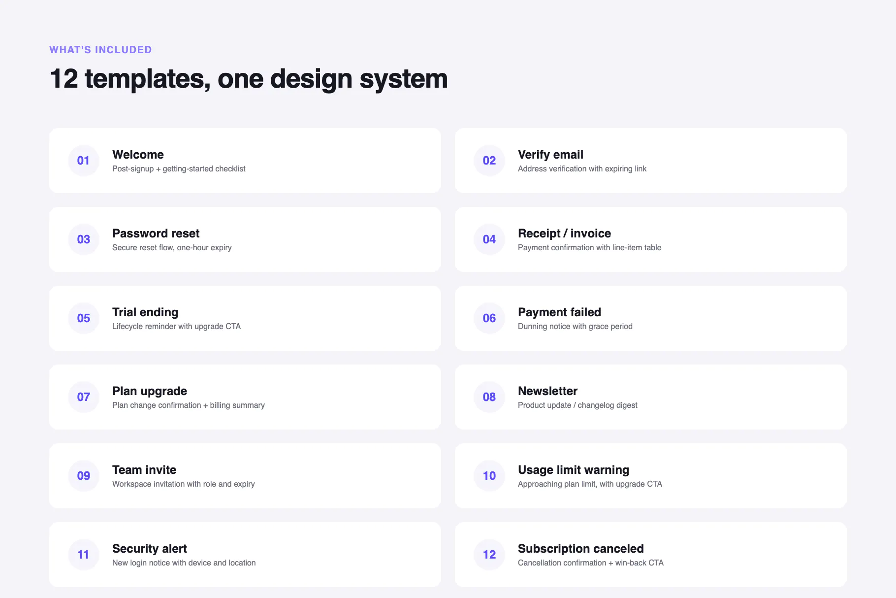 Nimbus: SaaS Email Templates gallery image