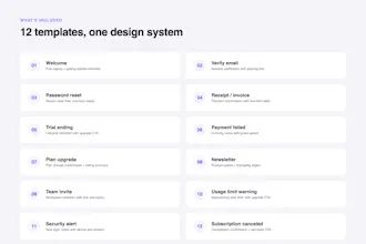 Nimbus: SaaS Email Templates gallery image