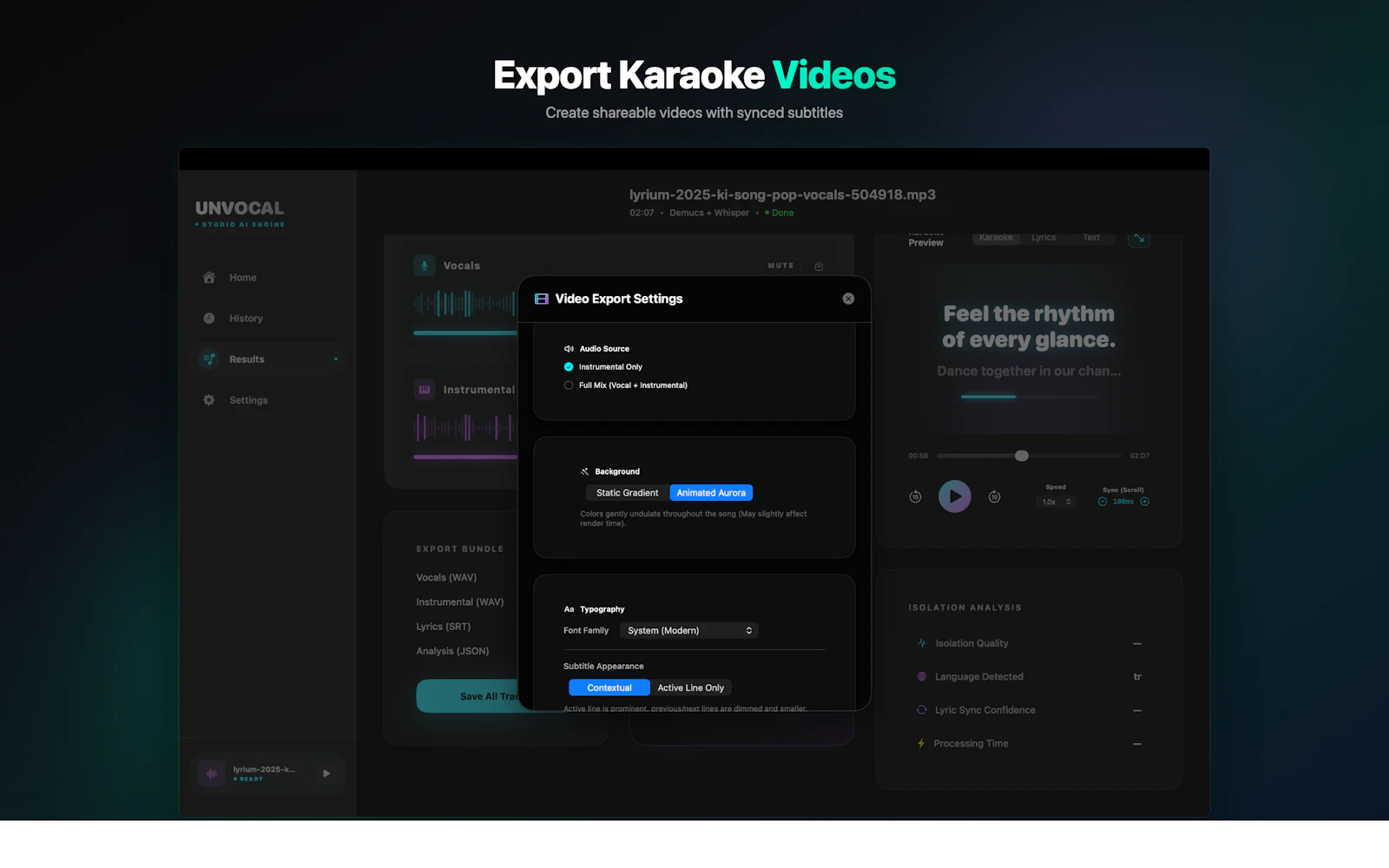 UnVocal screenshot 5