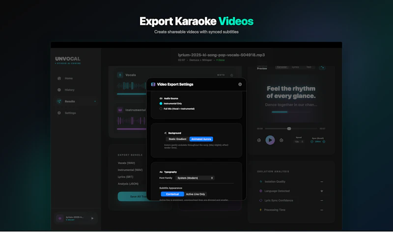 UnVocal screenshot 5