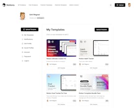 Notions.ws Notion Template Marketplace gallery image