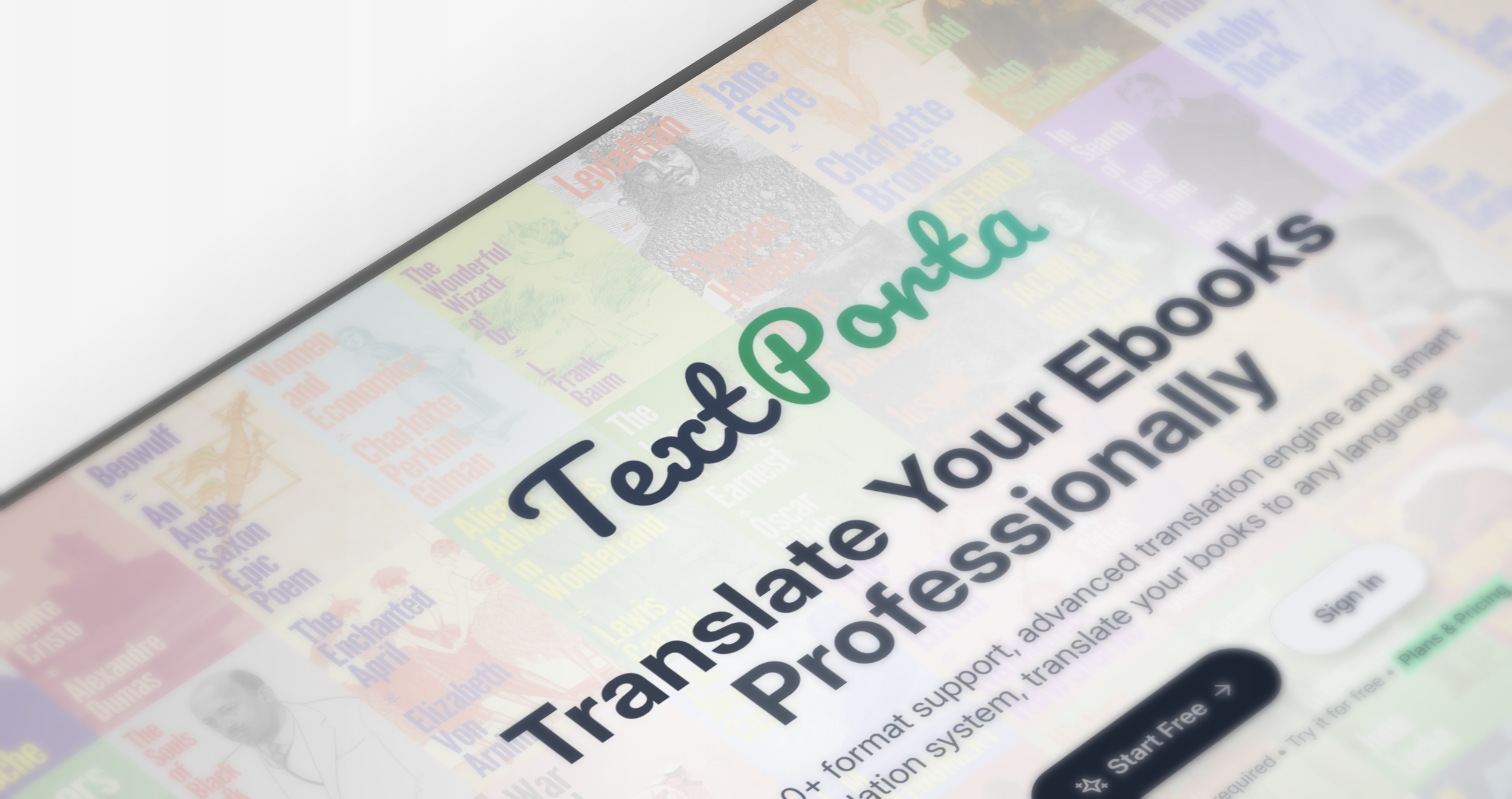 TextPorta - E-Book Translation Platform gallery image