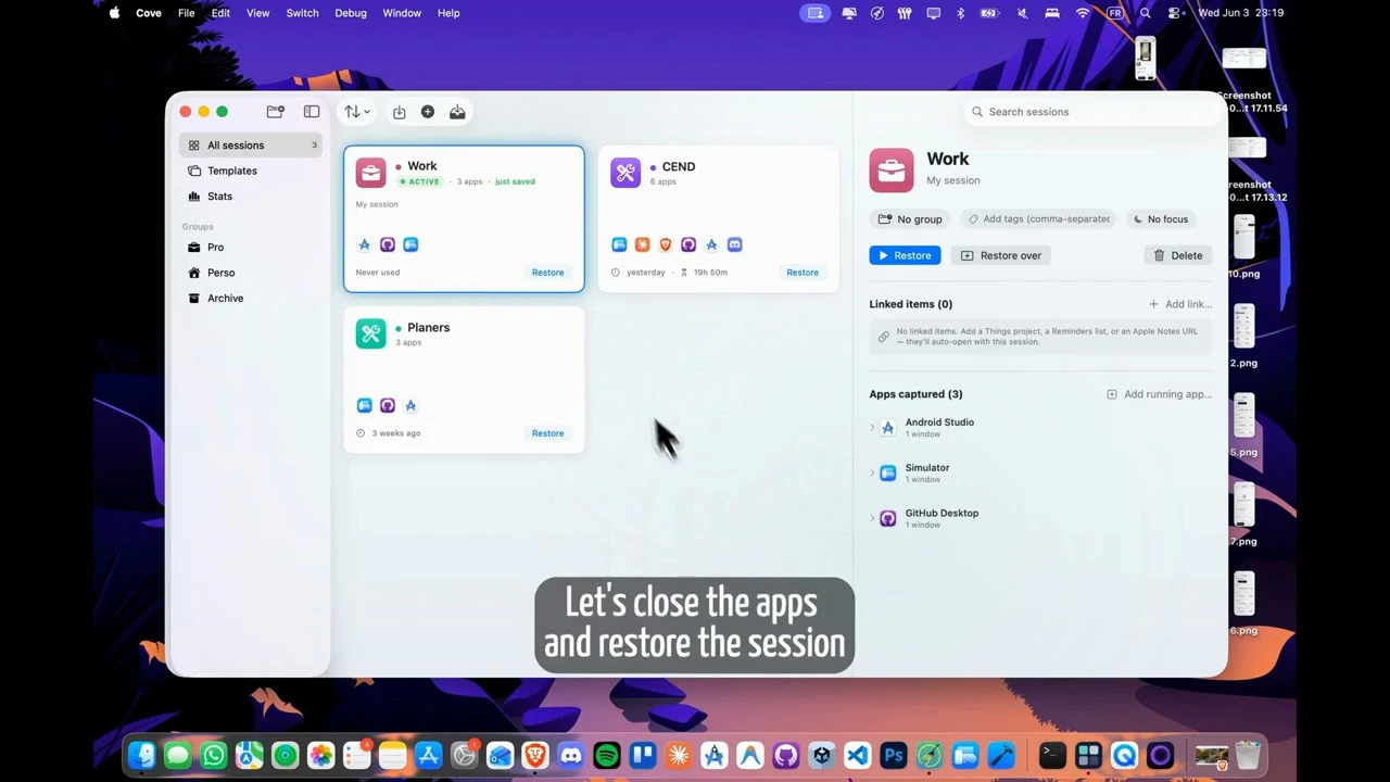 Cove for Mac