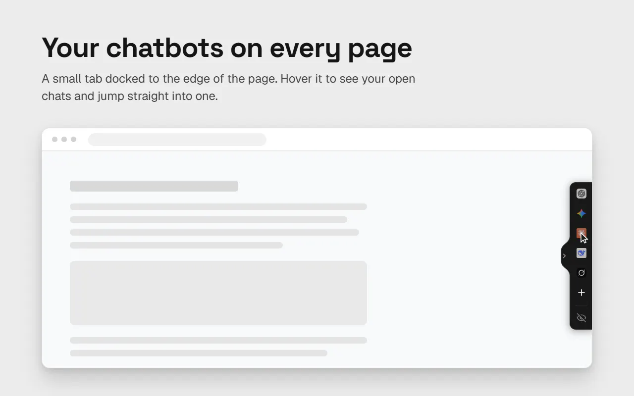 chat.cx | Every AI chat in one panel 截图 2