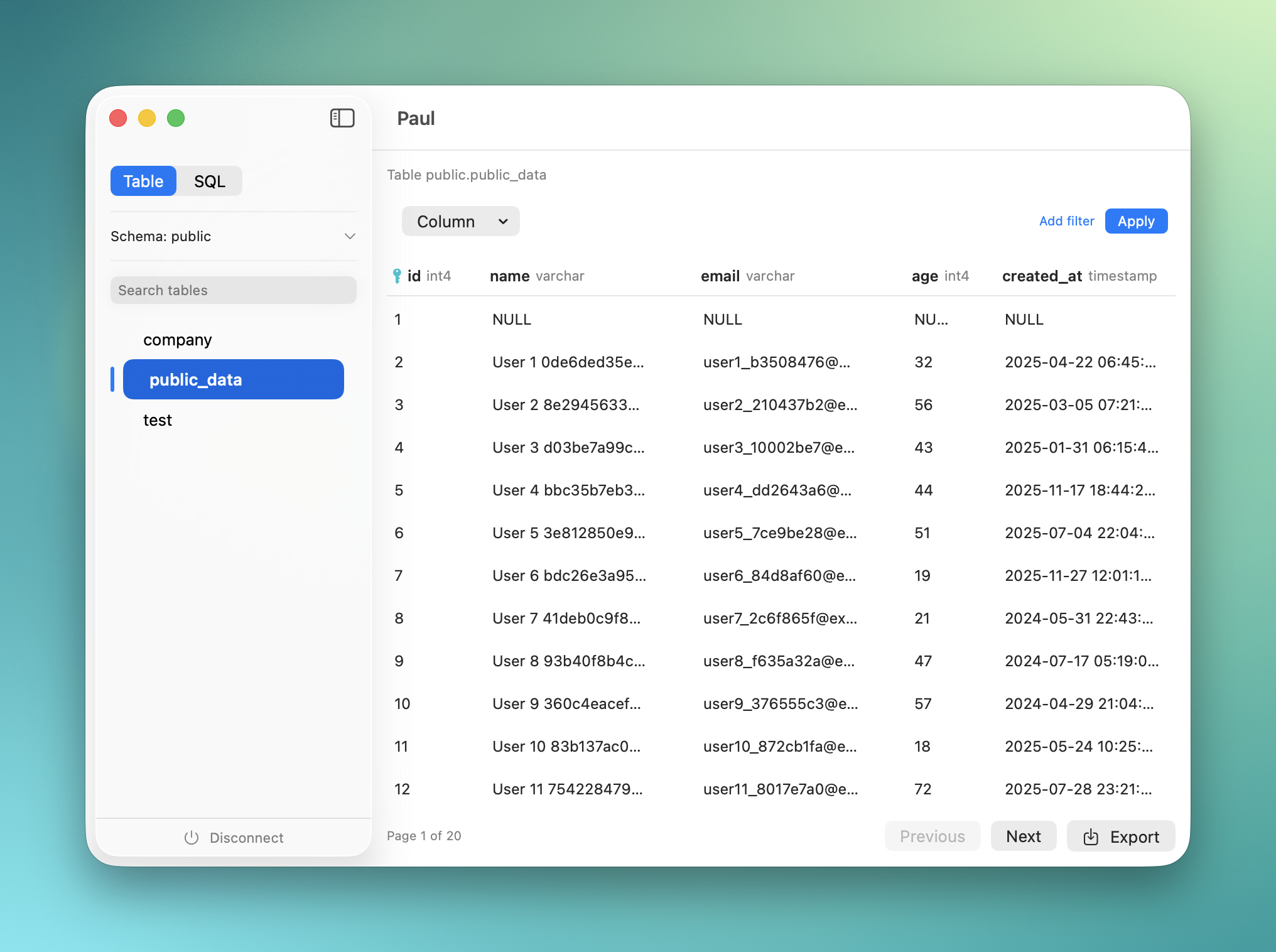 Paul Gres - Screenshot 3 showing product features and functionality
