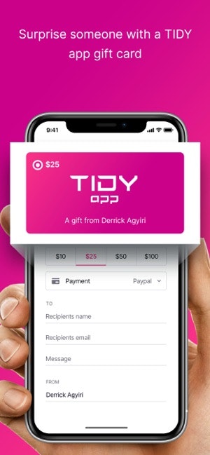 TIDY app gallery image
