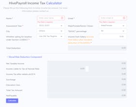 HivePayroll Calculate Income Tax gallery image