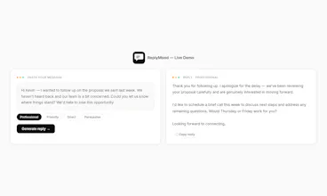 ReplyMood gallery image