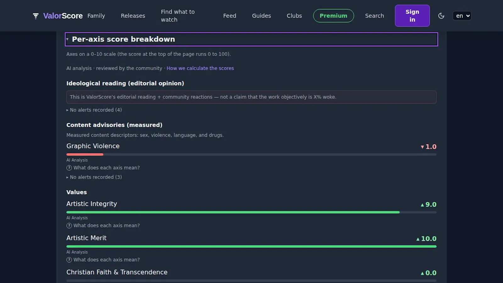 ValorScore screenshot 2