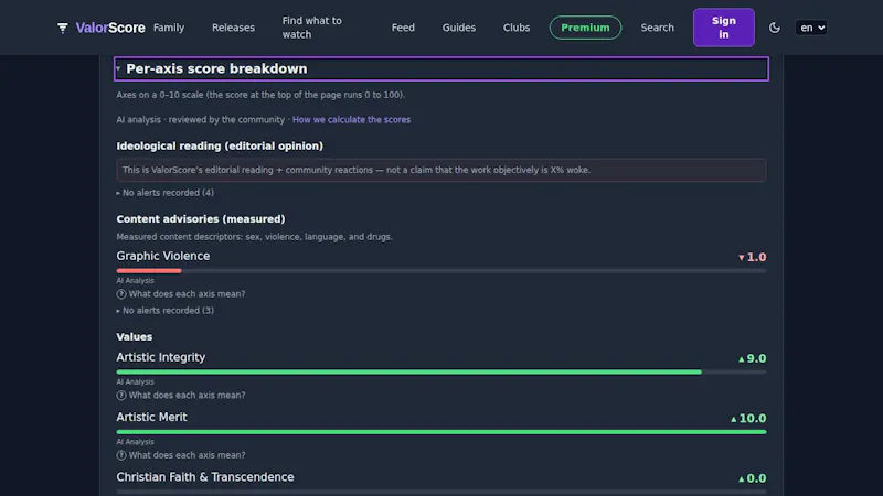 ValorScore screenshot 2