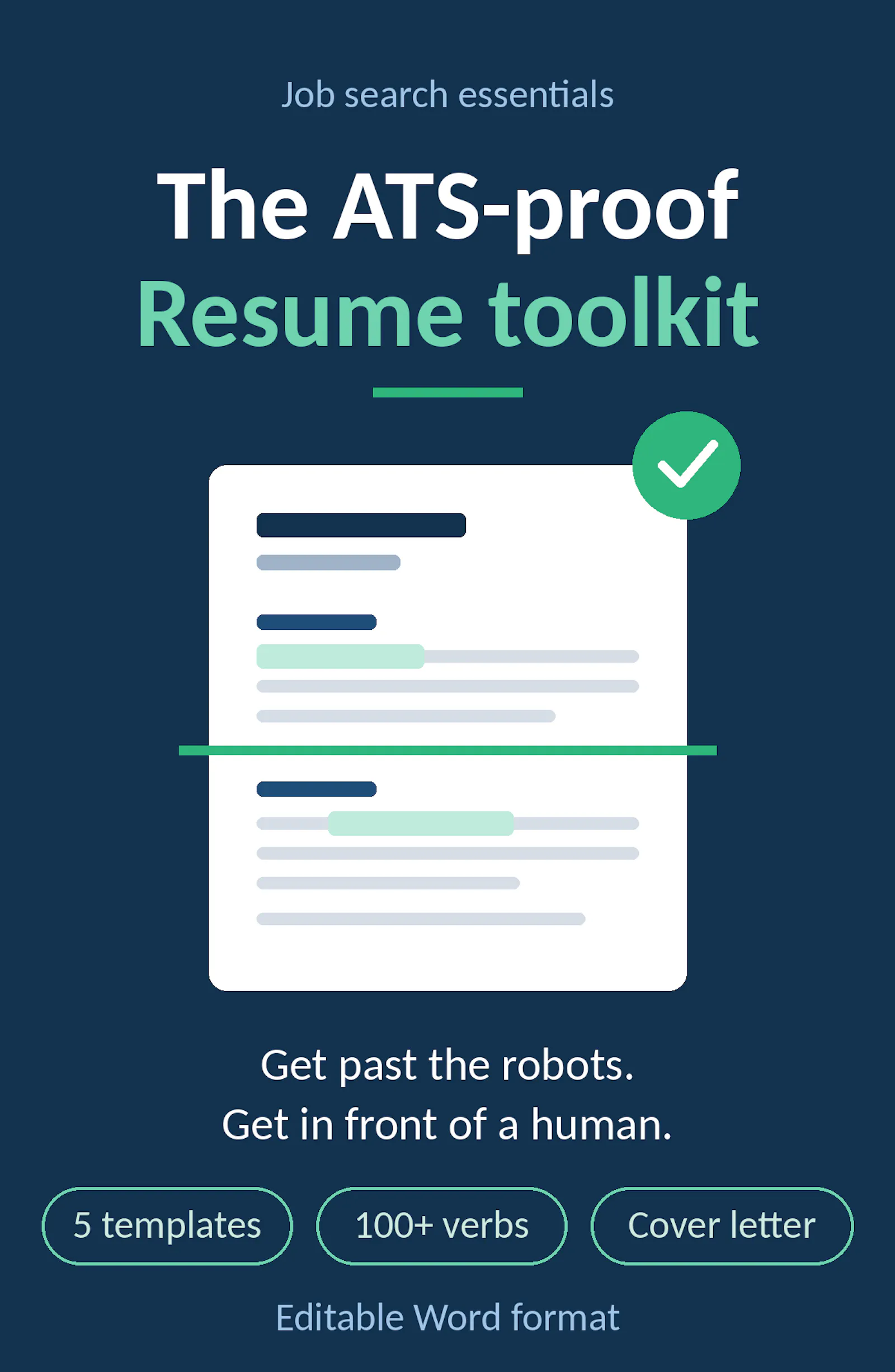 The ATS-Proof Resume Toolkit screenshot 1