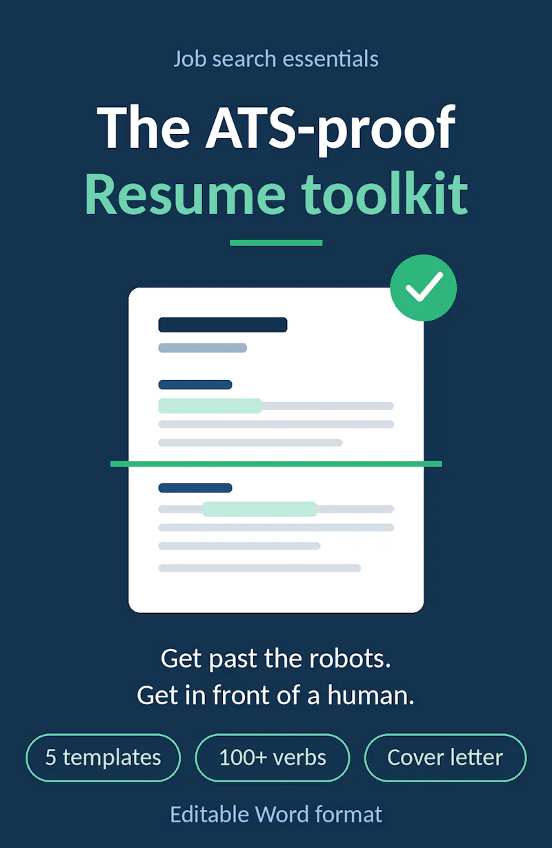 The ATS-Proof Resume Toolkit screenshot 1