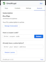 GmailKrypt End-to-End Encryption Gmail gallery image