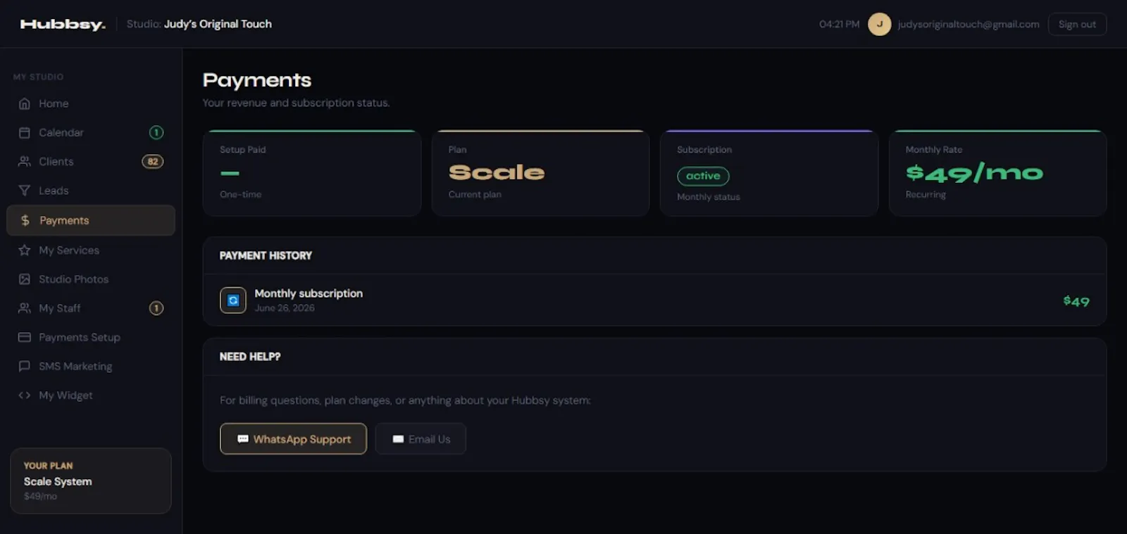 Hubbsy screenshot 1