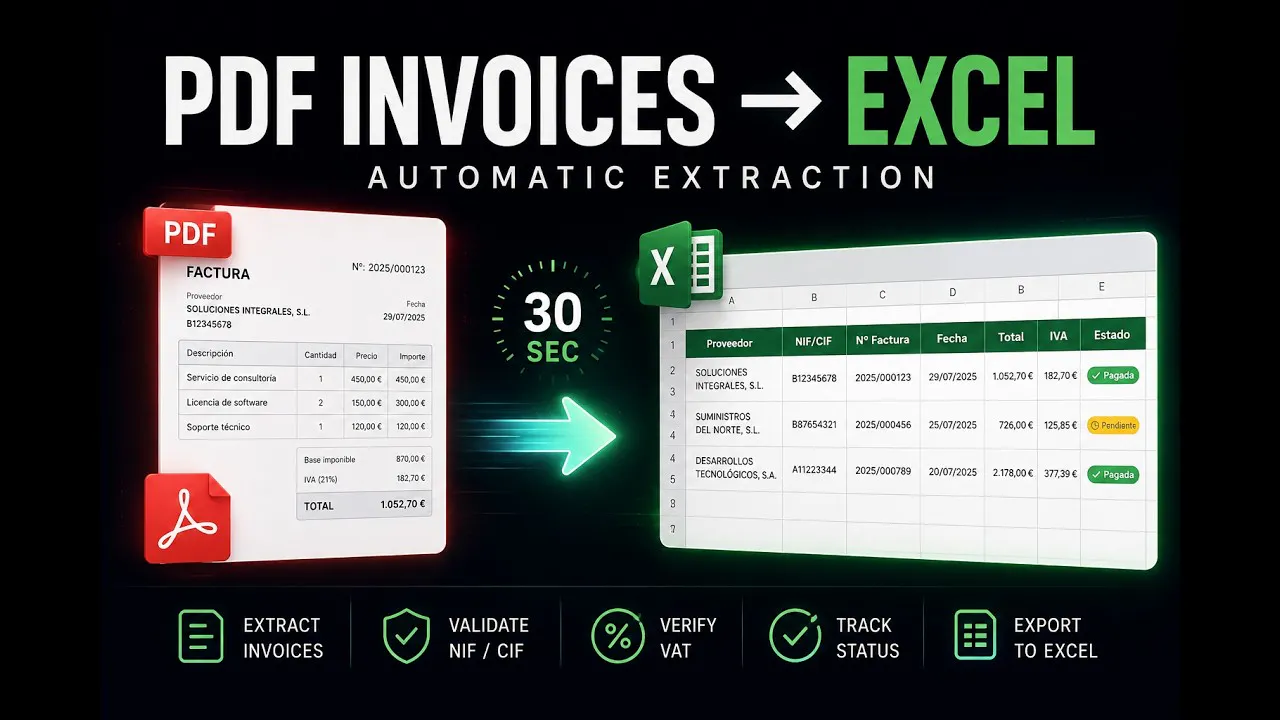 Spanish PDF Invoice Extractor gallery image