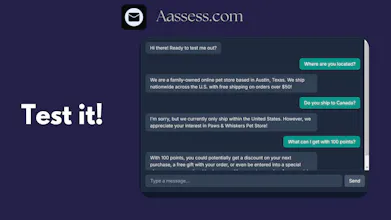 AI-powered chatbot for websites gallery image