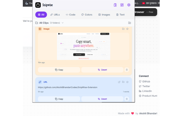 SnipWise - Screenshot 5 showing product features and functionality